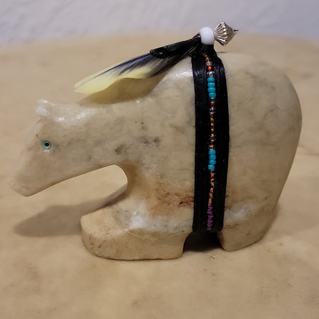 Harold Davidson Navajo Alabaster Bear Zuni Fetish