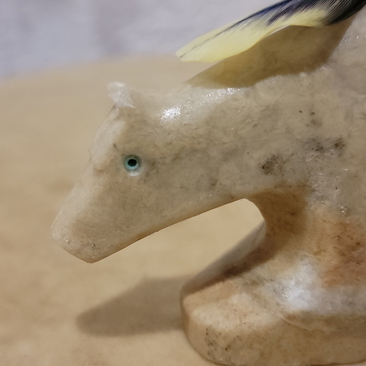 Navajo Alabaster Bear Zuni Fetish