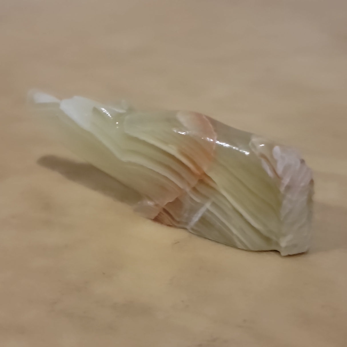 Onyx  Wolf w/ Heartline Zuni Fetish