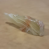 Onyx  Wolf w/ Heartline Zuni Fetish