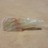 Onyx  Wolf w/ Heartline Zuni Fetish