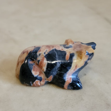 Egyptian Marble Zuni Fetish Badger