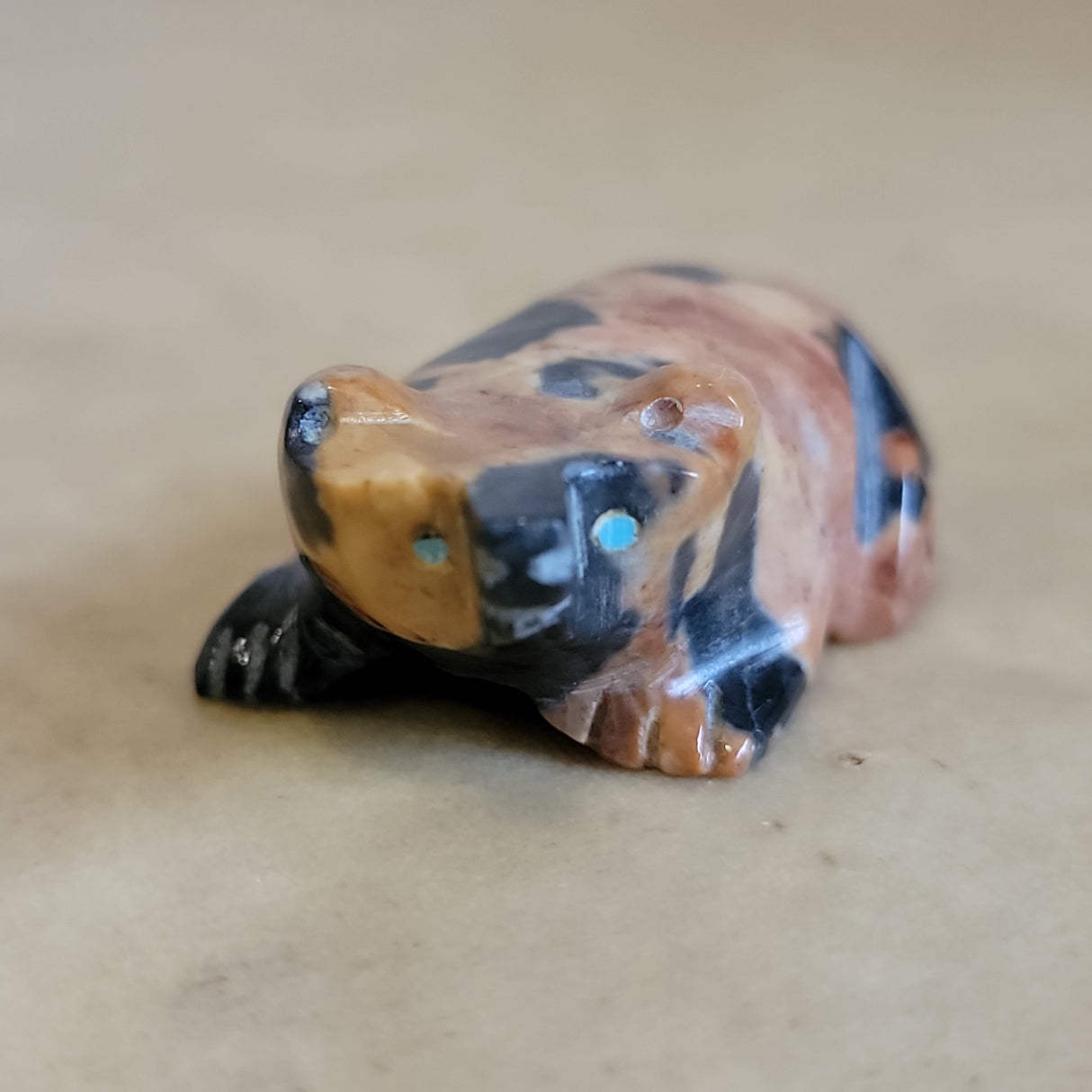 Egyptian Marble Zuni Fetish Badger