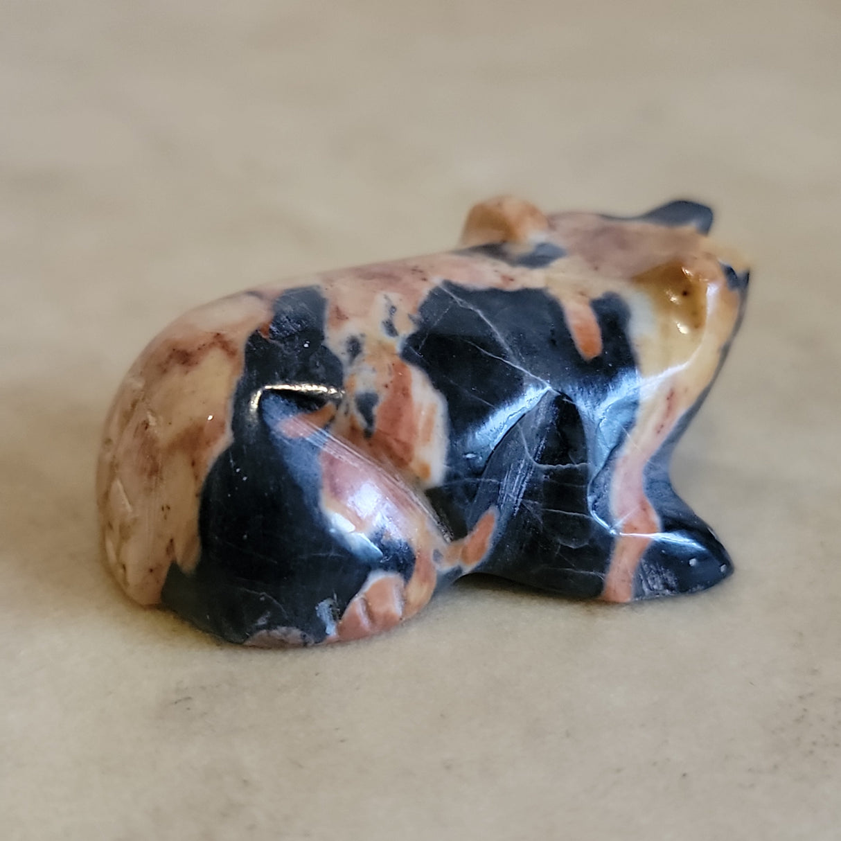 Egyptian Marble Zuni Fetish Badger