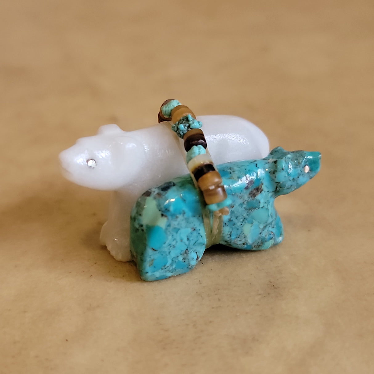 Double Bears  Zuni Fetish