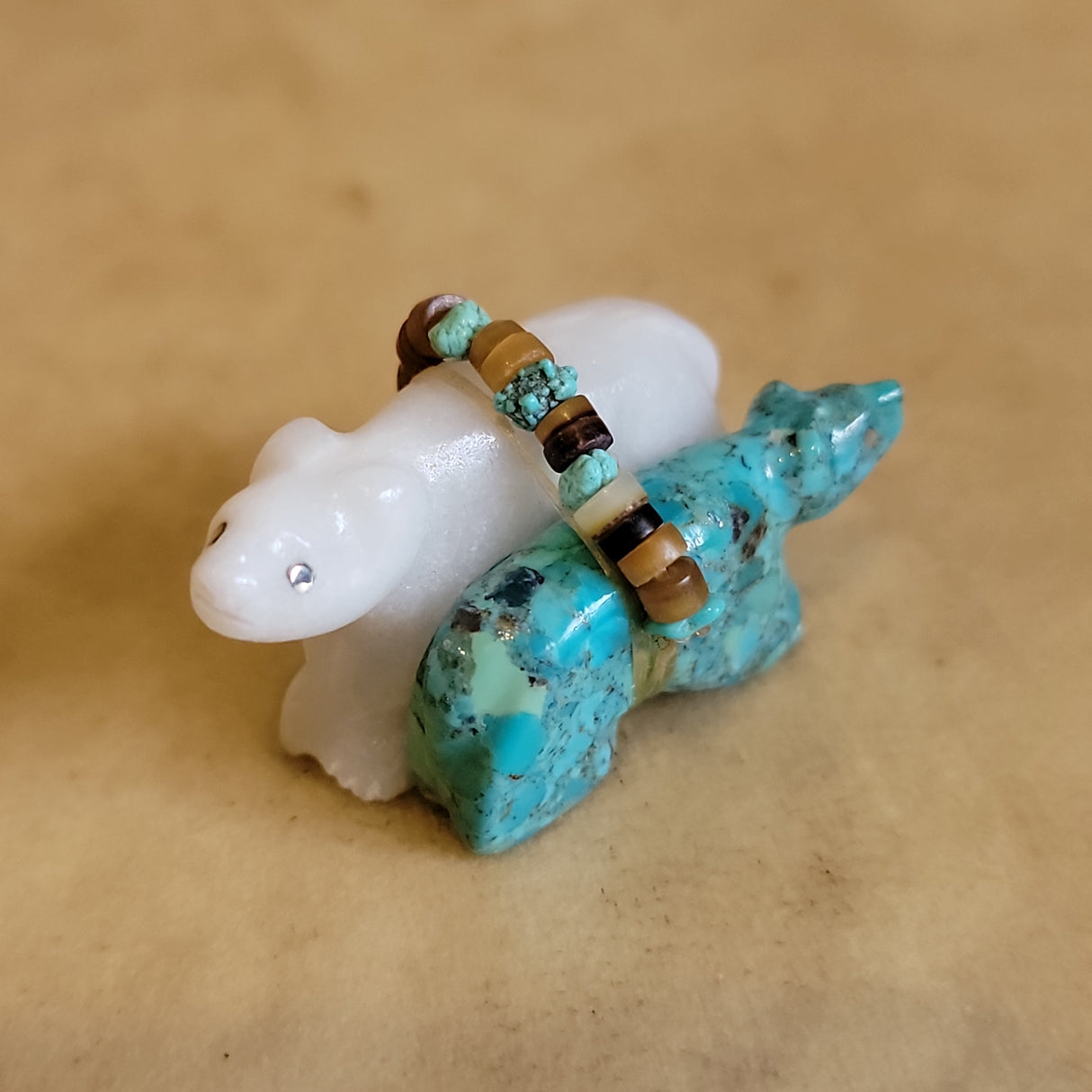 Double Bears  Zuni Fetish