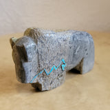 Large Marble Bison/Buffalo Zuni Fetish