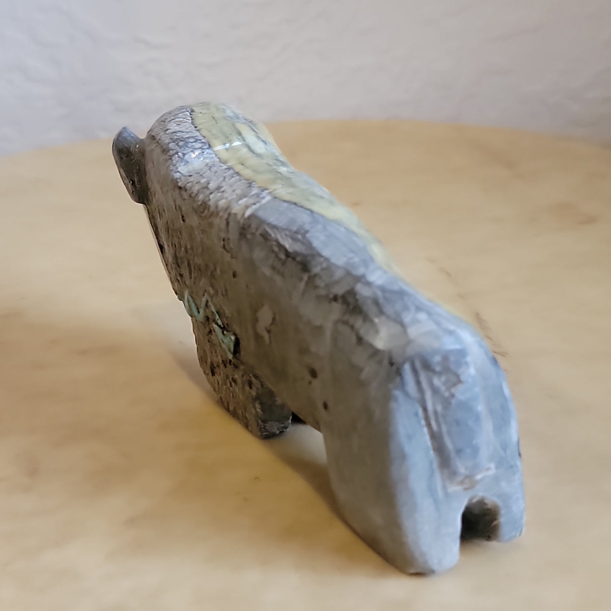 Large Marble Bison/Buffalo Zuni Fetish