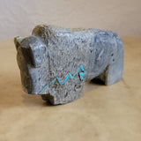 Large Marble Bison/Buffalo Zuni Fetish