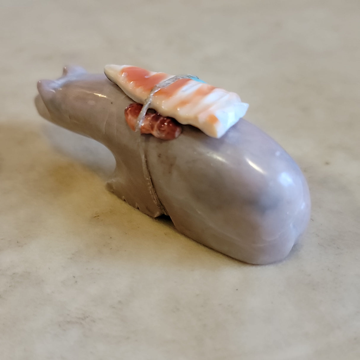 Serpentine Bear Zuni Fetish