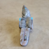 Picasso Marble Songbird/ Messenger Zuni Fetish