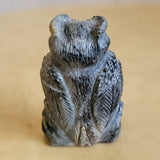 Picasso Marble Great Horned Owl Zuni Fetish