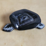 Black Marble Rose Zuni Fetish