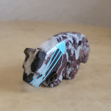 Crazy Horse Stone Mountain Lion Zuni Fetish