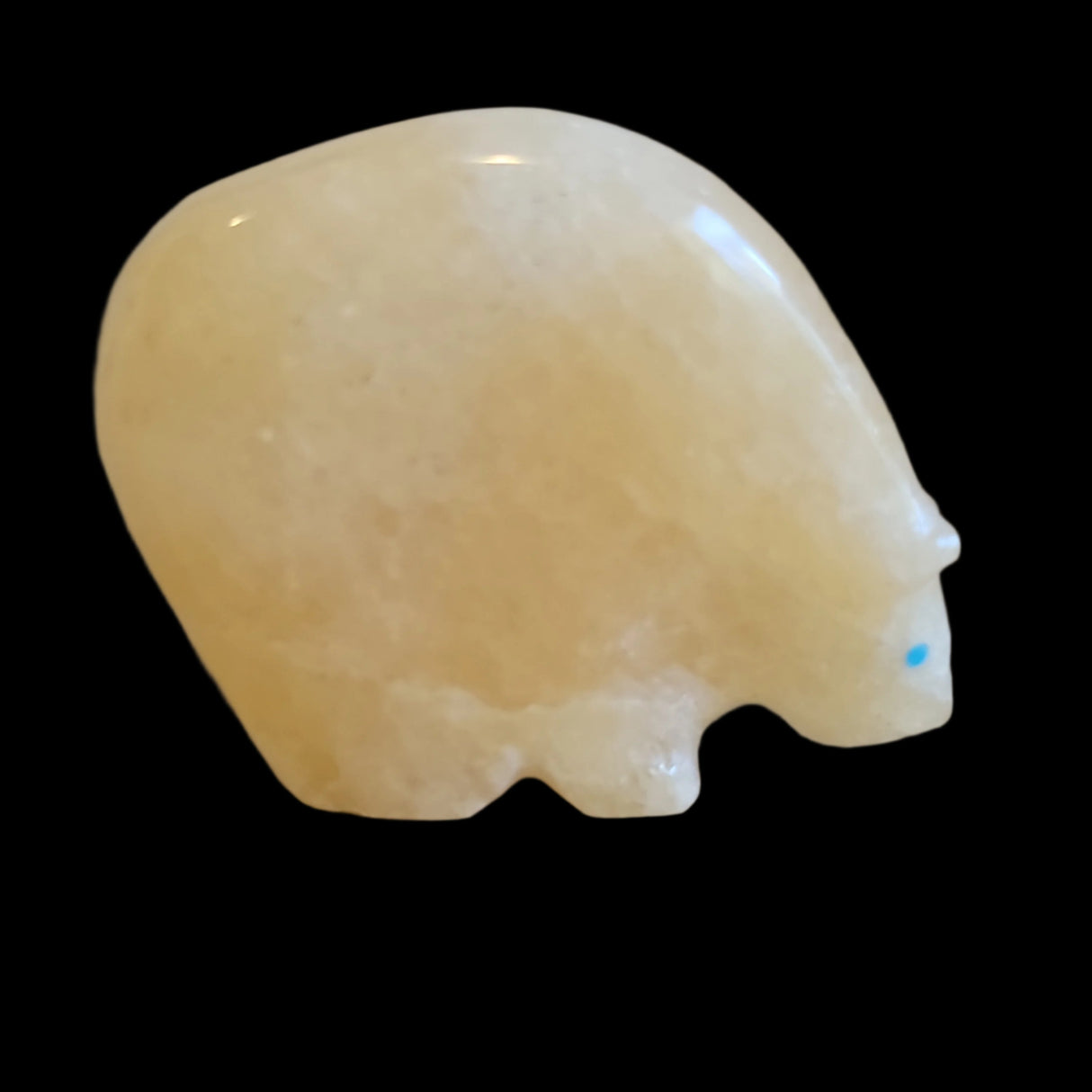 Calcite Medicine Bear Zuni Fetish