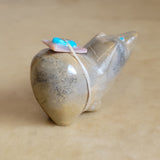 Travertine "Humped Backed" Bear Zuni Fetish