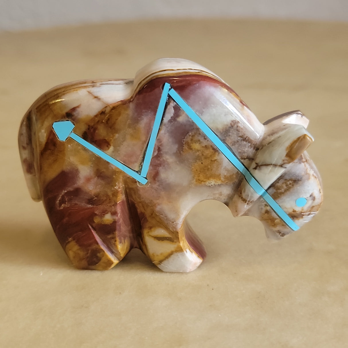 Onyx Bobcat Zuni Fetish