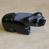 Reynold Lunasee Marble Gazing Bear Zuni Fetish