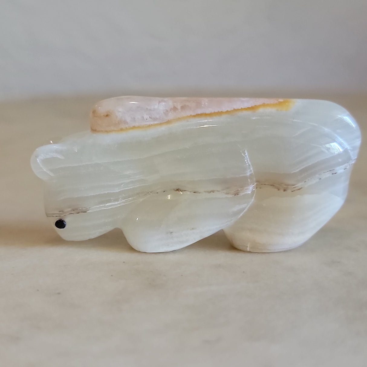 Onyx Mountain Lion  Zuni Fetish