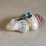 Daphne Quam Dolomite Zuni Fetish Badger