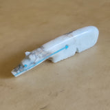 Marble Long Necked Bear Zuni Fetish