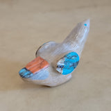 Colorful Travertine Messenger Bird Zuni Fetish