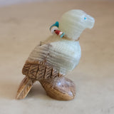 Onyx Eagle w/Offering Zuni Fetish