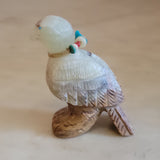 Onyx Eagle w/Offering Zuni Fetish