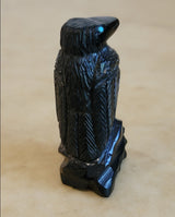 Jet Healing Raven Zuni Fetish