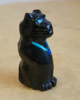 Kitty Cat  w/Fancy Collar Zuni Fetish