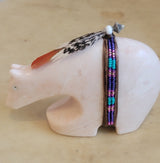 Larger Alabaster Navajo Bear Zuni Fetish