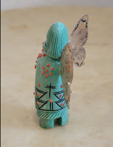 Silver Winged Butterfly Maiden/Angel Zuni Fetish