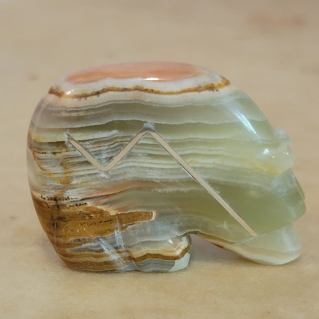 Onyx Medicine Bear  Zuni Fetish