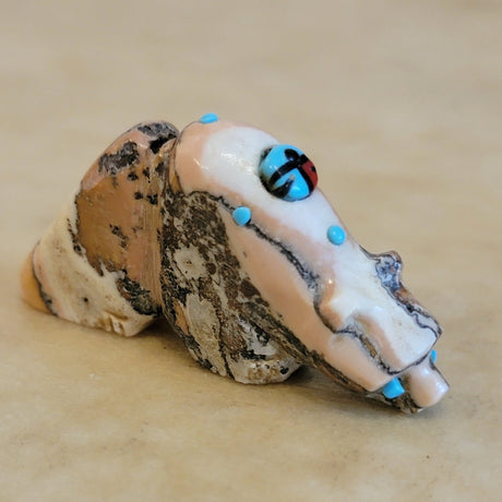 Grizzly Bear w/Zuni Sun Zuni Fetish