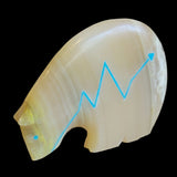 Stewart Quandelacy Unique Bumblebee Jasper Zuni Fetish Medicine Bear