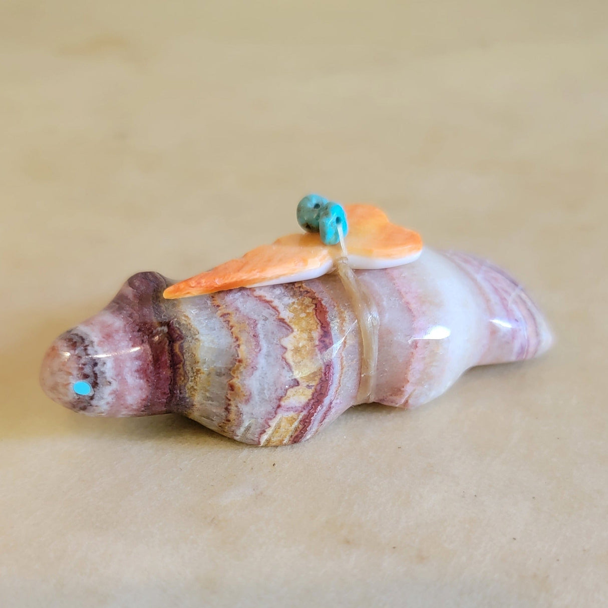 Daphne Quam Zuni Fetish Onyx Beaver