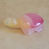 Daphne Quam Murano Glass Zuni Fetish Turtle