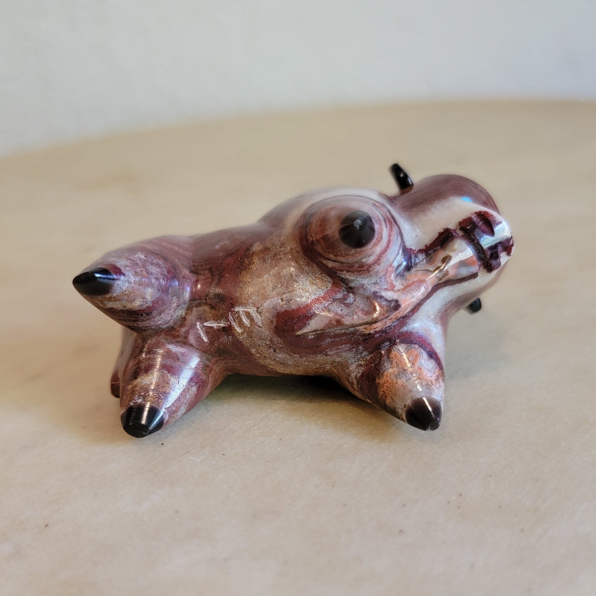 Onyx Bison/Buffalo Zuni Fetish