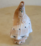 Shell Double Sided Maiden Zuni Fetish