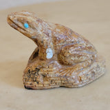 Picasso Marble Frog  Zuni Fetish