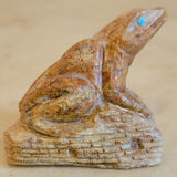 Picasso Marble Frog  Zuni Fetish