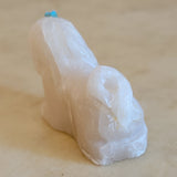 Alabaster Maltese Pup Zuni Fetish