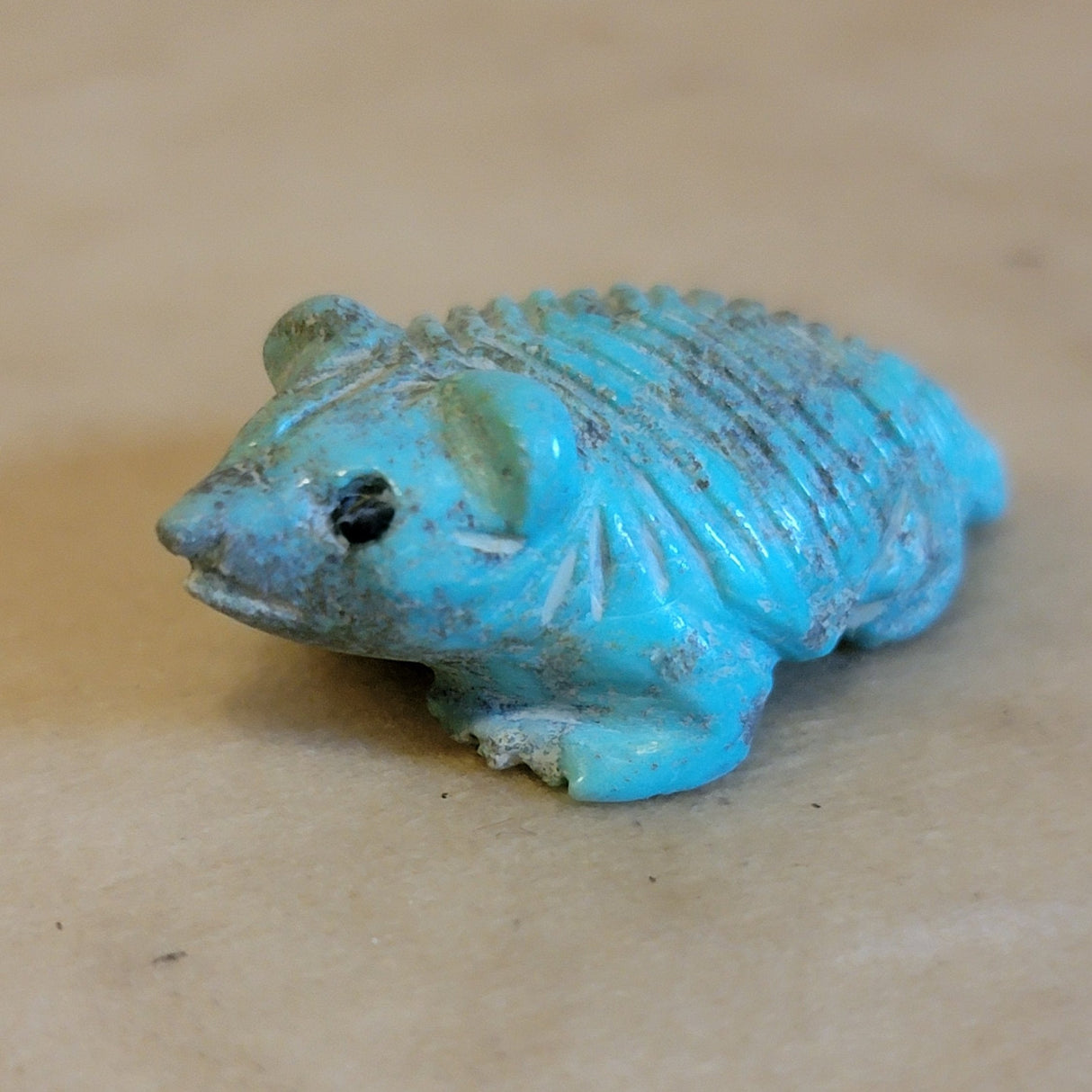 Navajo Furry Turquoise Badger Zuni Fetish