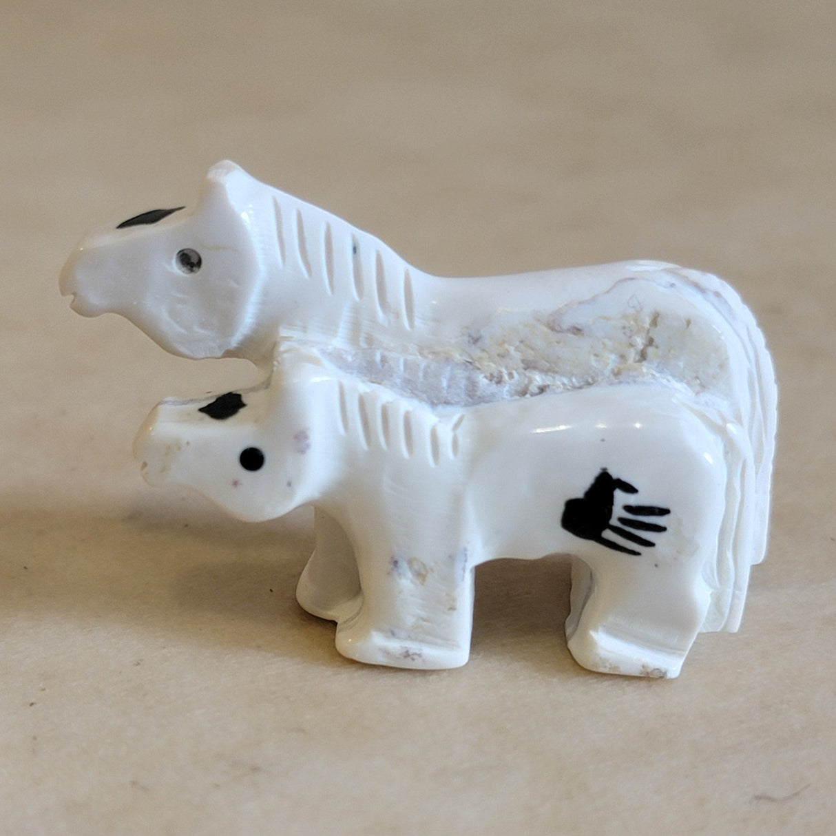 Serpentine Mare and Colt Zuni Fetish