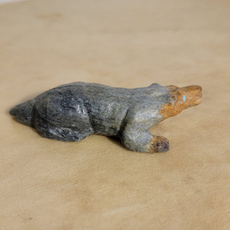 Picasso Marble Fearless Badger Zuni Badger Zuni Fetish