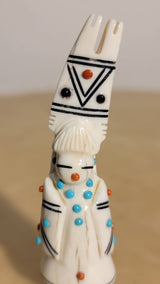 Fancy Zuni Maiden w/Tablita Zuni Fetish