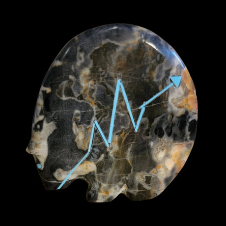 Classic Egyptian Marble Medicine Bear Zuni Fetish