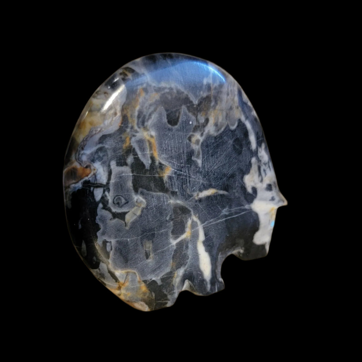 Classic Egyptian Marble Medicine Bear Zuni Fetish