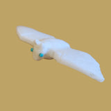 Albino Bat White Marble Zuni Fetish