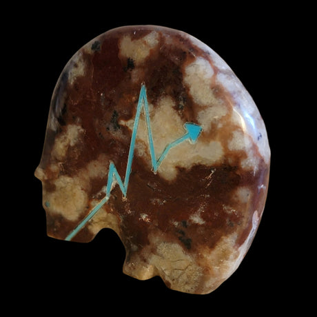 Classic Jasper Medicine Bear w/ Heartline Zuni Fetish